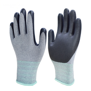 15G Nitrilbeschichtete Polyester-gefütterte Langlebige Touchscreen-Arbeitshandschuhe für Baustellensicherheit - Product Image 1