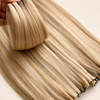 Extensions de cheveux vierges Remy européennes en gros, double trame, coupables, toutes couleurs, pour tissage et usage en salon