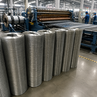 Tissu métallique soudé en acier inoxydable 304 haute résistance à la corrosion HF