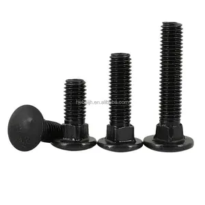 High Strength Carbon Steel Black Oxide Flange Carriage Bolt Supplier Hex Hexagonal Grade 8.8 Fasteners Perno Factory Bolts