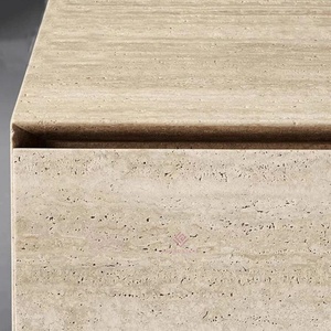 صناعة يدوية بيج مستطيعة مع خزائن تصميم عصري فاخر لديكور غرفة المعيشة - Product Image 5