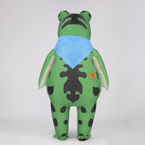 卸売 ハロウィン ポリエステル製 オリジナルデザイン 大人用 カエル マスコット 空気注入式 コスチューム - Product Image 4