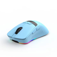 Diskon besar 7 tombol dapat diprogram Mouse Gaming nirkabel ringan 2.4G BT kabel tri-mode Mouse Gaming untuk Gamer komputer