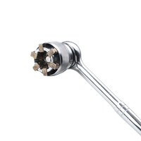 Clé magique multifonctionnelle réglable Powerlift, douille universelle pour vis, lame en acier inoxydable, plaqué chrome, 10-19 mm métrique