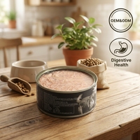 Nourriture pour chiens en conserve à marque privée 85g, nourriture humide avec probiotiques et prébiotiques, approvisionnement en gros