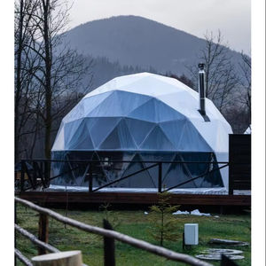 8 <span class=keywords><strong>Meter</strong></span> Geodésico Dome Tenda para 4-5 Pessoas Luxo Esférico Glamping Tenda para Outdoor Resort Hotel Camping Event Use B & B Família - Product Image 5