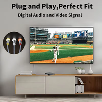 Câble audio vidéo professionnel plaqué or 3,5 mm mâle vers 3 RCA mâle stéréo avec blindage tressé pour haut-parleurs