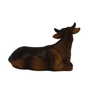 Figurine de Noël ZICOM, bœuf de la crèche, 11 cm, origine Allemagne, hauteur environ. Modèle 9069-K001-6 de 6,5 cm - Product Image 4