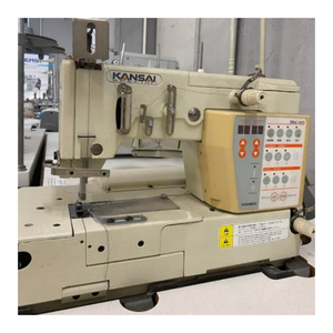 Machine à coudre au point <span class=keywords><strong>de</strong></span> chaîne Kansai MAC100 d'occasion Coudre des motifs floraux décoratifs sur les bords des vêtements - Product Image 1