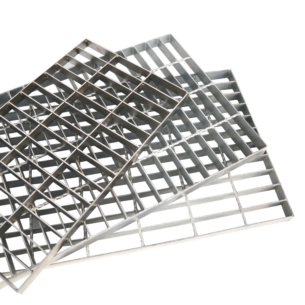 Stainless/Carbon/Hot-Dip Galvanized Steel Grating/Gutter Cover/Steel Structure Platform Plate/Ladder Tread
