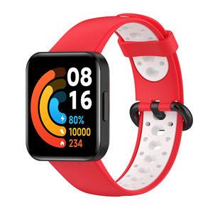 <span class=keywords><strong>Correa</strong></span> de reloj inteligente de silicona deportiva de goma de dos colores para <span class=keywords><strong>Mi</strong></span> <span class=keywords><strong>Xiaomi</strong></span> Redmi <span class=keywords><strong>Watch</strong></span> 2 <span class=keywords><strong>Lite</strong></span> Poco - Product Image 5