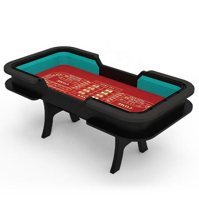 YH 144inch 12ft Casino Deluxe Solid Wood Gambling Craps Table Customized Craps Dices Table for Sale