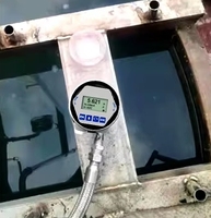 Medidor de nivel de radar de alta frecuencia adecuado para silos de cemento, molinos de alimentación, tanques de combustible líquido, Sensor de nivel de radar 4-20mA RS485
