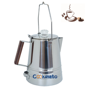 Cookmate de acero inoxidable durable bomba de agua por <span class=keywords><strong>goteo</strong></span> automático cafetera estufa cafetera parrilla o fogata 9 taza - Product Image 3