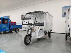 KEYU - Camión de Reparto de Agua Eléctrico de Tres Ruedas con Motor de 800 W, Económico y con Dirección Manual para Adultos - Product Image 1