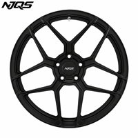 Jantes forgées NJQS, fabrication chinoise, anneaux personnalisés, 16, 17, 18, 19, 20 pouces, 5x114.3, 5x120, jantes en alliage pour Ford Mustang GT Shelby GT350
