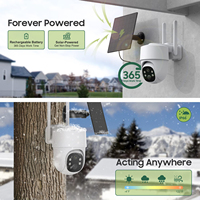 AVstart Ubox App Solar Battery PTZ 4g Night Vision PTZ Dome Camera Ip Solar Cctv Outdoor Security Camera Outdoor