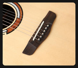 Guitarra Acústica de Alta Gama Sevillana de 1905 de 41 Pulgadas con Tapa de Abeto Macizo, Guitarra Eléctrica - Product Image 3