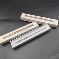 Boîte d'emballage rigide en carton pour brosse à ongles, avec logo personnalisé, taille personnalisée, fenêtre transparente, protection en éponge, revêtement UV, gaufrage, recyclable