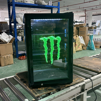Mini réfrigérateur SC70 70L Monster/Energy Drink 500ml avec lumière LED