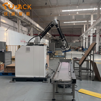 Robot Paletizador Automático Cobot con PLC y Motor para Apilado de Cajas de Cartón, 8-10 Cajas/Minuto, Almohadillas de Papel en Cada Capa del Palet