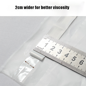 Les sacs fourre-tout en plastique transparent givré PE peuvent être des sacs d'emballage transportés à la main - Product Image 4