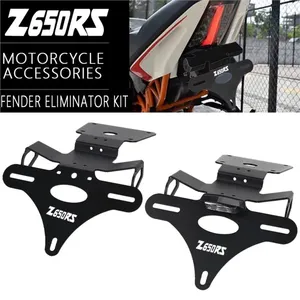 Support de plaque d'immatriculation arrière pour moto Z650 RS, support de fixation pour éliminateur de garde-boue arrière pour <span class=keywords><strong>KAWASAKI</strong></span> <span class=keywords><strong>Z650RS</strong></span> 2021 2022 2023 2024 2025 - Product Image 1