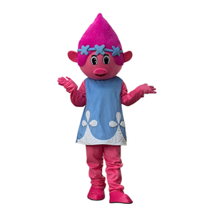 ชุดมาสคอตป๊อปปี้ โทรลล์ เจ้าหญิง สำหรับงานพาเหรด ฮาโลวีน คอสเพลย์ ชุดสำหรับผู้ใหญ่ - Product Image 3