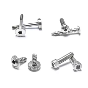 Tornillo de titanio de cabeza redonda hexagonal M4M5M6, tornillo de disco TORX de acero inoxidable para carreras, material de acero inoxidable - Product Image 2