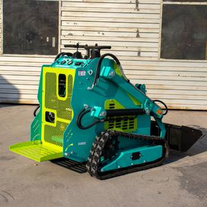 Gratis pengiriman mesin Diesel Skid Steer selip Tiongkok pemuat Steer selip hidrolik dengan harga bagus 0.5 Ton - Product Image 2