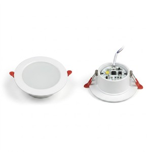 Luz <span class=keywords><strong>LED</strong></span> Empotrable Ultrafina de Aluminio de 75mm para Techo de Sala de Estar, Temperatura de Color 3000K/4000K/6000K, CRI 80-89 - Product Image 3