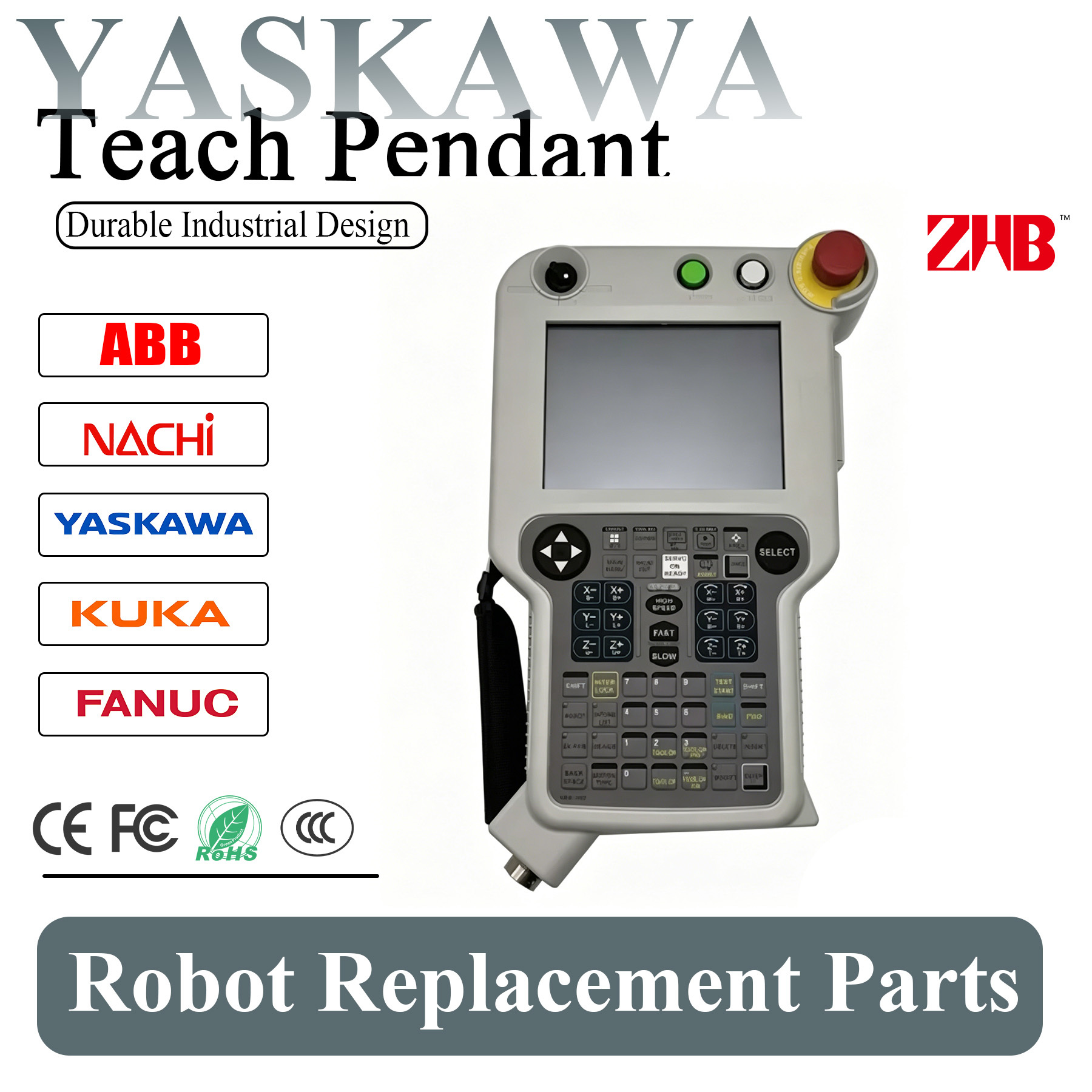 Yaskawa Robot Teach Pendant JZRCR-NPP01-1 for NX100 Robot