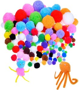 Di <span class=keywords><strong>natale</strong></span> per <span class=keywords><strong>bambini</strong></span> 1500pcs occhi finti paillettes colorate ricci steli di ciniglia tubo pulitori kit set per <span class=keywords><strong>bambini</strong></span> FAI DA TE arte mestiere - Product Image 5