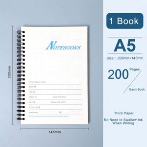 Cuaderno Espiral Personalizado con Cubierta de PVC, 100 Hojas, Estilo Ejecutivo, Impresión Serigráfica, para la Escuela, Tamaños A6, B5, A4, A5, al Mejor Precio - Product Image 3