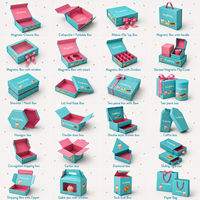 Boîte d'expédition en carton ondulé personnalisée OEM avec logo pour aliments, chocolats, cupcakes, biscuits, desserts, coffrets cadeaux