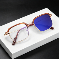 Lunettes photochromiques pleine monture tendance pour hommes, montures optiques, lunettes anti-lumière bleue, vente chaude