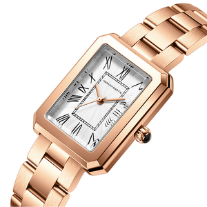<strong>Rectangular</strong> Japanese Movement Fashionable and Casual Quartz Watch for Women - Product Image 6