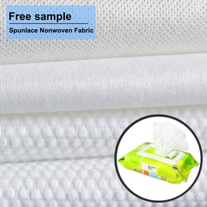 Parallel Plain Smooth Soft Skin Friendly 100% Viscosa Poliéster Spunlace Tela no tejida Pulpa de madera/Pulpa Rayón/Celulosa en rollo - Product Image 3