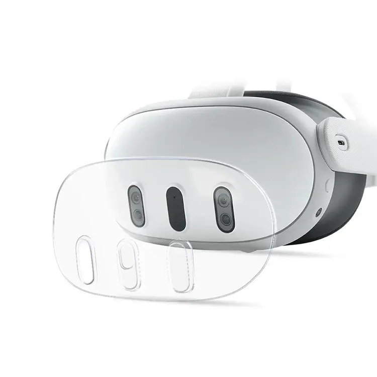 Accesorios VR Material de PC Carcasa transparente Protector de auriculares para auriculares Oculus Quest 3 VR