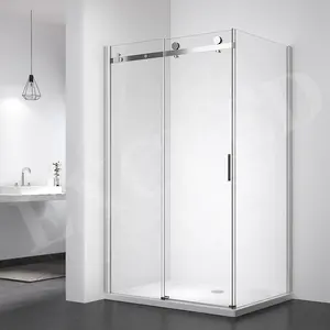 Luxe Europese Stijl Grote Rollen Badkamer Glazen Douchecabine Cabine De Douche Voor Hotel En Villa