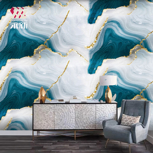 Bán nóng không thấm nước hiện đại đá cẩm thạch tường Sticker 1.2x3m dày bọt cuộn lá Peel Stick đá cẩm thạch tường gạch Stickers Đối với trang trí nội thất - Product Image 4