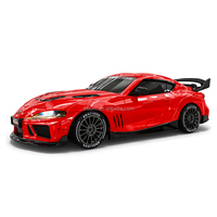 Voiture de course RC 2,4G à l'échelle 1/43, voiture de sport télécommandée à grande vitesse avec éclairage LED, véhicule de drift pour intérieur et extérieur, pour enfants