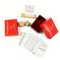 Jeu de cartes personnalisé pour couple, avec boîte rigide OEM, pour conversations et affirmations, impression sur mesure