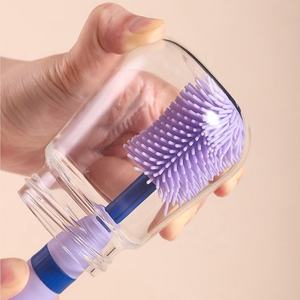 Nouveau design de biberon portable outil de nettoyage de biberon en silicone de qualité alimentaire ensemble de brosse à biberon <span class=keywords><strong>kit</strong></span> de nettoyage de biberon de lait - Product Image 5