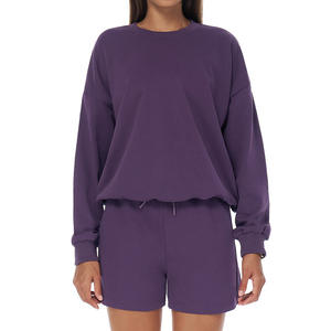 Abbigliamento Sportivo da Donna con Logo Personalizzato, Vita Elastica, Oversize, per Yoga, Attività all'Aperto, Passeggiate, Casual, Traspirante, Stile Sportivo - Product Image 6