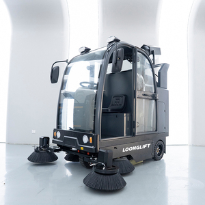 เครื่องกวาดพื้นไฟฟ้าแบบนั่งขับ CAR180 จากโรงงานโดยตรง ความกว้างในการทำความสะอาดสูง เหมาะสำหรับทำความสะอาดพื้นโรงงาน - Product Image 4