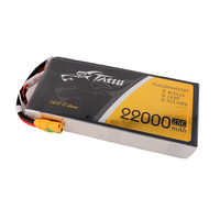 En stock, batteries Lipo originales Tattu 4s 22000mah 14.8v 25C avec XT90 pour tricopter, drone de levage lourd, UAV
