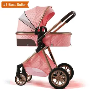 Istaride Luxus Kinderwagen 3 In 1 High Landscape Baby wagen kann sitzen kann tragbare Kinderwagen Baby Kleinkind liegen