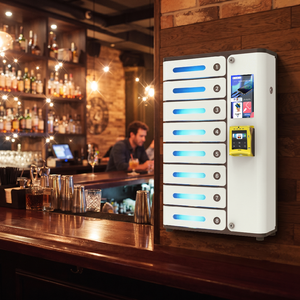 Armoire <span class=keywords><strong>de</strong></span> recharge pour téléphones portables Y2 Power MIA Premium à 8 baies avec station <span class=keywords><strong>de</strong></span> recharge compatible carte <span class=keywords><strong>de</strong></span> crédit, distributeur automatique <span class=keywords><strong>de</strong></span> recharge pour téléphones - Product Image 4