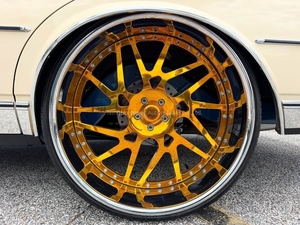 ล้อฟอร์จ 2 ชิ้น ขอบลึก ขนาด 20 22 24 26 นิ้ว รุ่น 6061T6 สีทองโครเมียมเว้า พร้อมการรับประกันจาก Forgex - Product Image 4